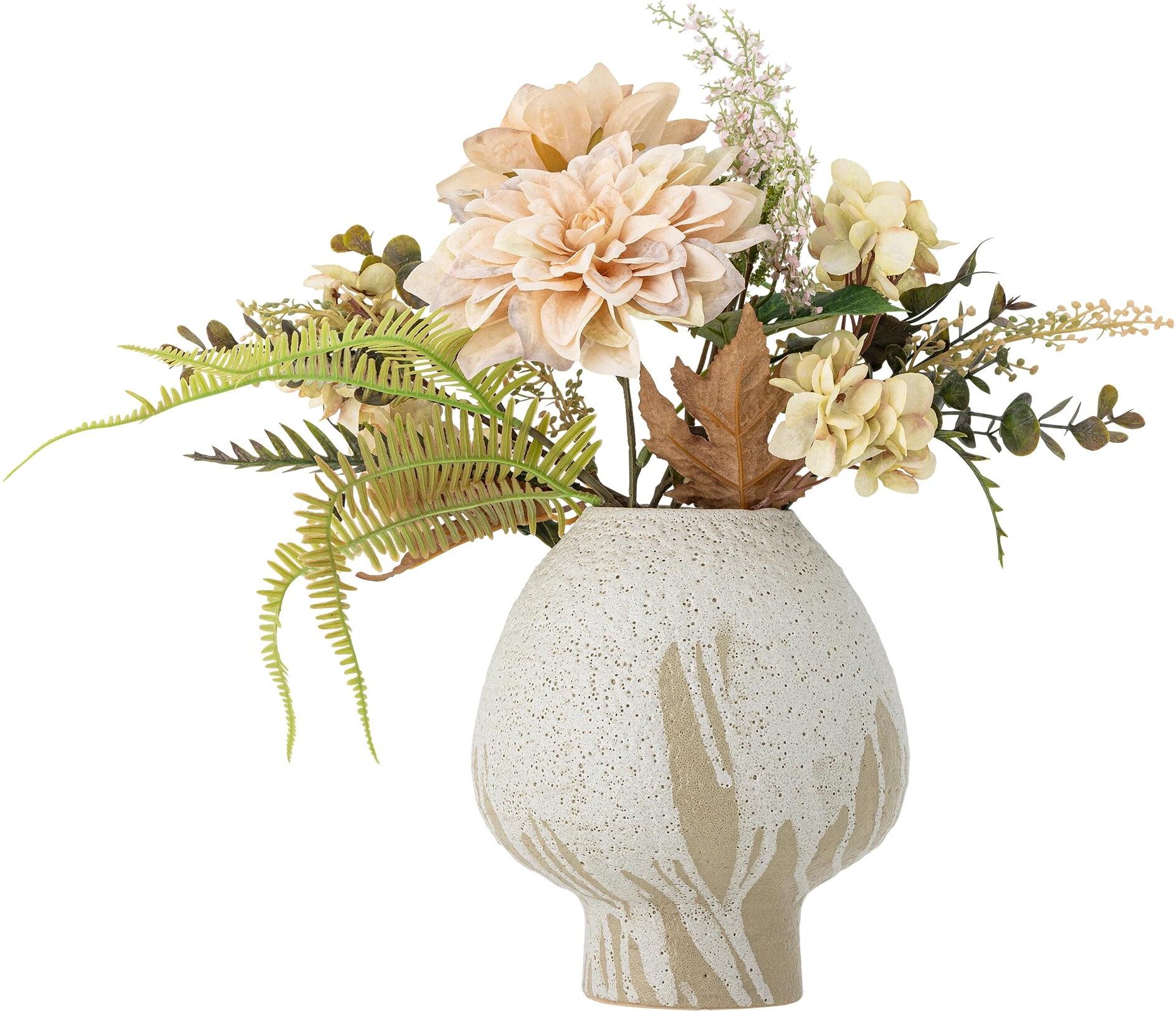 Kunstblume BLOOMINGVILLE "Glow 46 cm", beige (nature), H:46cm Ø:23cm, Kunststoff, Kunstpflanzen, Kunstblume nature Ø/H: 23cm x 46cm
