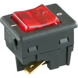 Bachmann Einbau-Ausschalter 2-polig 16A Wippe 924.129 Kontrolle