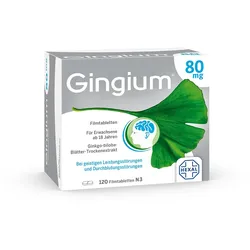 GINGIUM 80 mg Filmtabletten 120 St