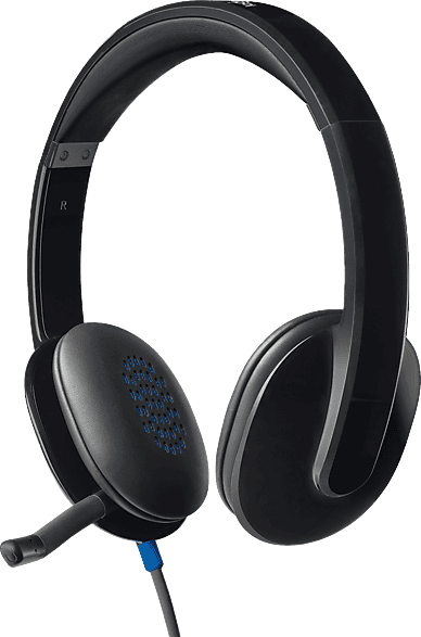 Auriculares - Logitech Headset H540, Diadema, Con cable, USB, Ecualizador incorporado, Micrófono con supresión de ruido, Botones multimedia, Negro
