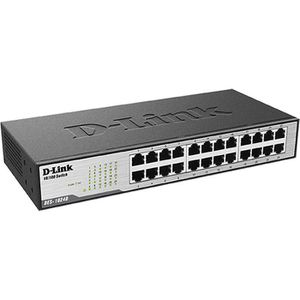 D-Link Switch DES-1024D, unmanaged, 24-Port, 100 Mbit/s