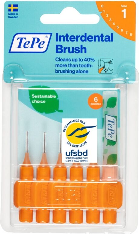 TePe Interdental Brush 0.45 Orange 6 Units