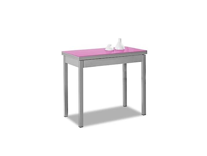 ASTIMESA Buchart: Küchentisch, Metall, Fuchsia, 80 x 40 cm