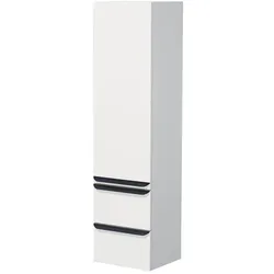 Naturel Pavia Badezimmerschrank hoch 40x155x35 cm weiß matt PAVIA3V40DVPCE
