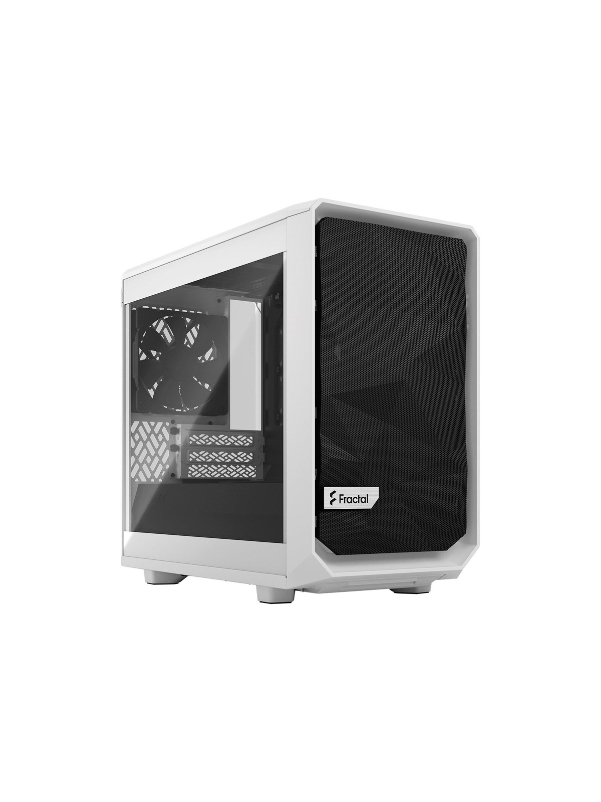 Fractal Design Meshify 2 Nano - White TG Clear Tint - Gehäuse - Miditower - Weiß