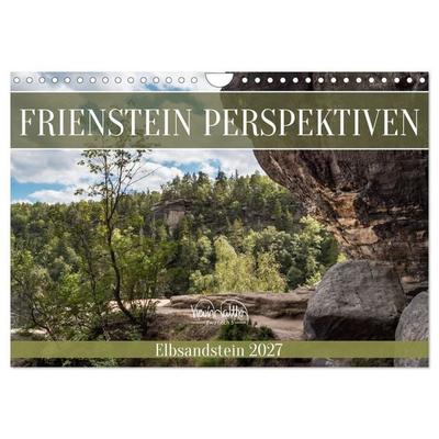 Frienstein Perspektiven - Elbsandstein (Wandkalender 2027 DIN A4 quer), CALVENDO Monatskalender