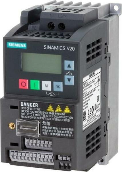 Siemens SINAMICS V20 Frequentieomvormer 6SL3210-5BB17-5BV1 0,75kW 200-240V