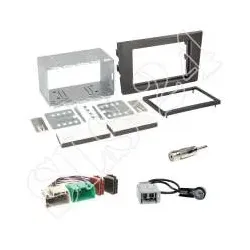 Autoradio 2-DIN Einbaurahmen Radioblende+Adapterkabel Einbauset für Volvo XC9...