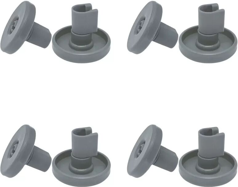 INF Korbrad für Geschirrspüler 8er-Pack 40 mm AEG, Privileg, Zanussi