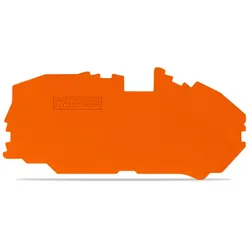 WAGO Abschlussplatte orange 2016-7692