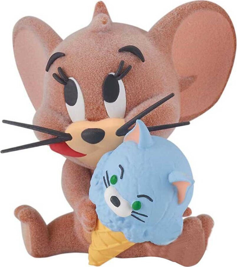 Banpresto Tom en Jerry Yummy Yumy Wereld Jerry-figuur, goudkleurig, 5 cm