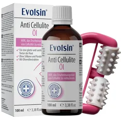 Evolsin Anti Cellulite Öl mit Massageroller 100 ml
