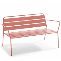 Oviala Business Terrassensofa aus Metall Ton