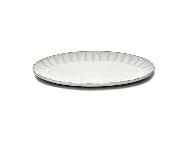 Serax Assiette ovale Inku L 21x30 cm Blanc