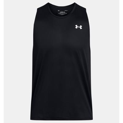 Tanktop UNDER ARMOUR "UA TECH TANK", Herren, Gr. L, schwarz, Obermaterial: 100% Polyester, Tops Tanktop, ärmelloses Tanktop, aus Polyester