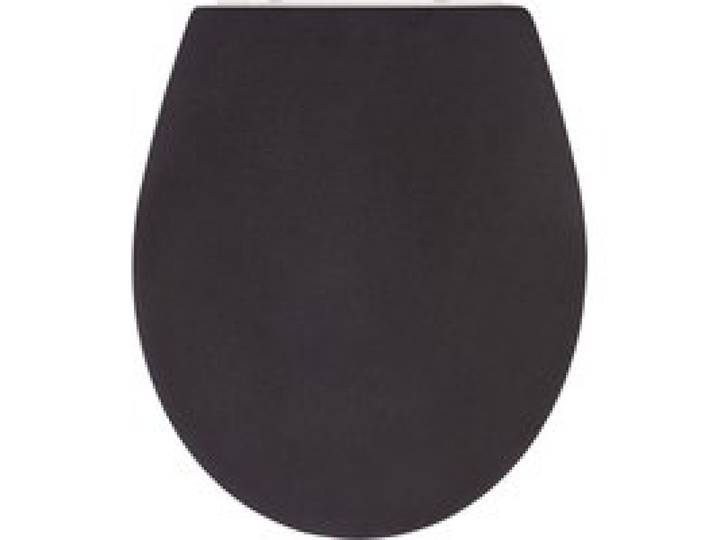 WENKO Abattant WC en duroplast (noir)