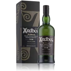 Ardbeg 10 Years The Ultimate Whisky 46% Vol. 0,7l in Geschenkbox