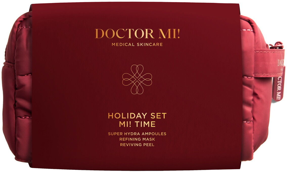 44ml DOCTOR MI! Holiday Set Mi! Time (Ampoules 7 x 2ml + Peel 15ml + Mask 15ml + Beauty Bag)