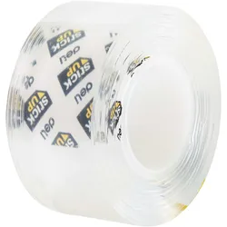 DELI Montageband, doppelseitig 1,5 m transparent matt