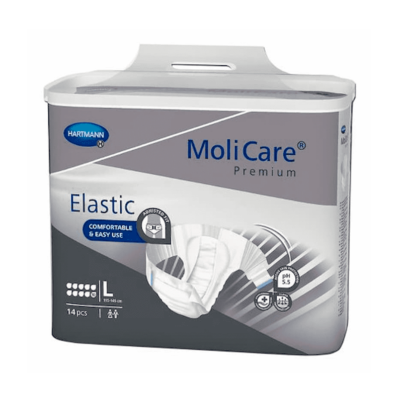 Molicare Premium Elastic 10 Gotas Tam L 14 unidades