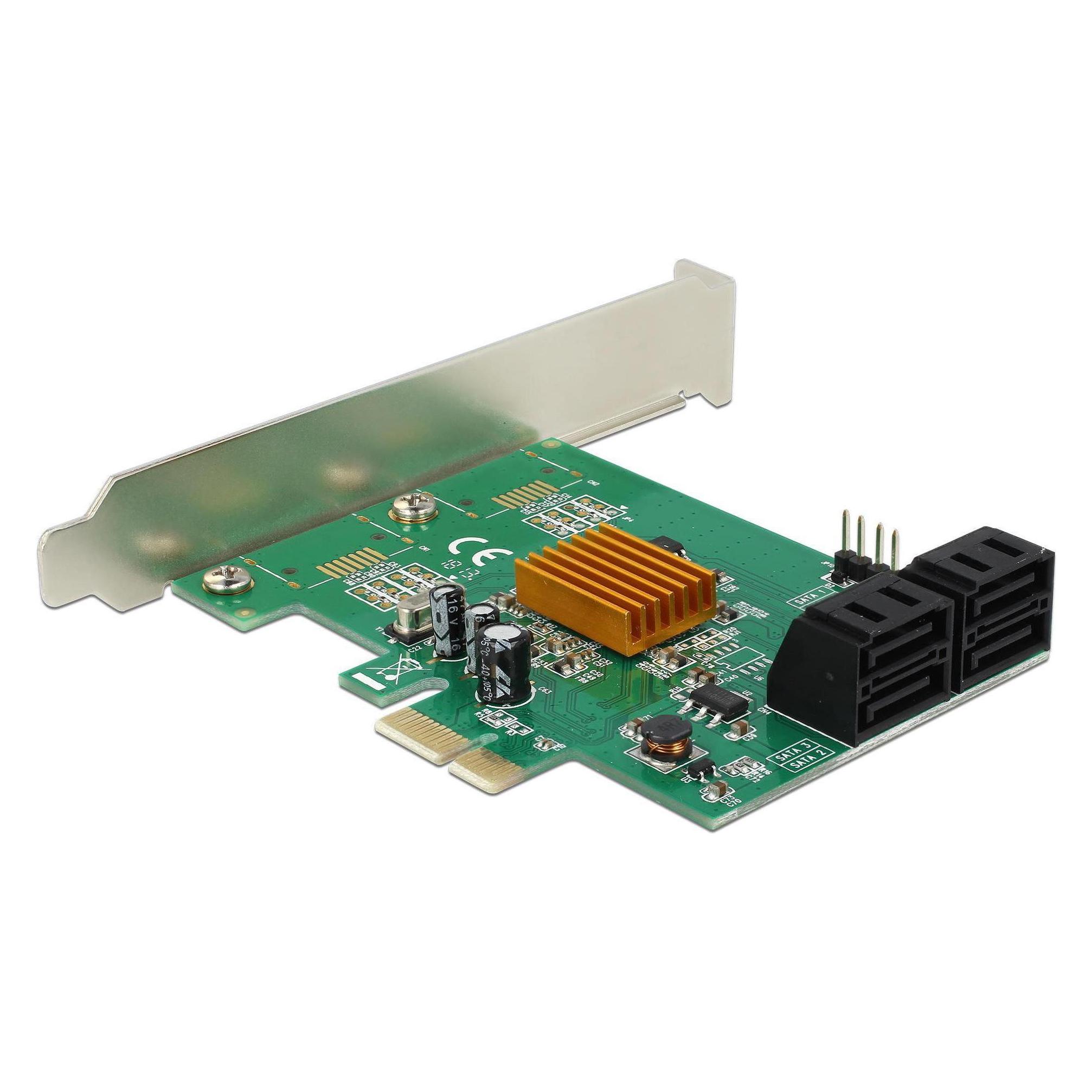 Delock 4 Port SATA PCI Express Karte 90382 (90382)