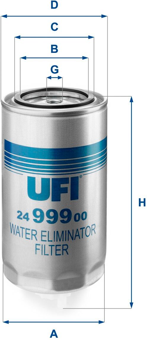 Kraftstofffilter UFI 24.999.00
