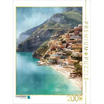 CALVENDO Puzzle Positano, Italien | 2000 Teile Lege-Größe 90 × 67 cm Foto-Puzzle für glückliche Stunden