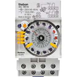 Theben Quarzschaltuhr 1W, Tag/Woche SUL 188hw