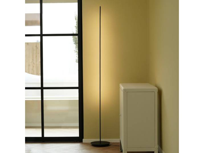 String F1 LED Lampadaire Dim. Noir - Antidark - Salon / séjour