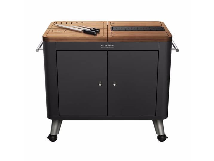 Everdure Mobile Outdoor Küche anthrazit Mobile Outdoor-Küche anthrazit – Gasgrill – schwarz