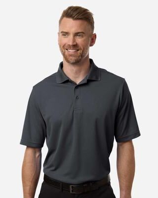 CORE365 CE108T Men's Tall Nova Performance Pique Polo Shirt in Carbon size 6XLT   recycled polyester pique