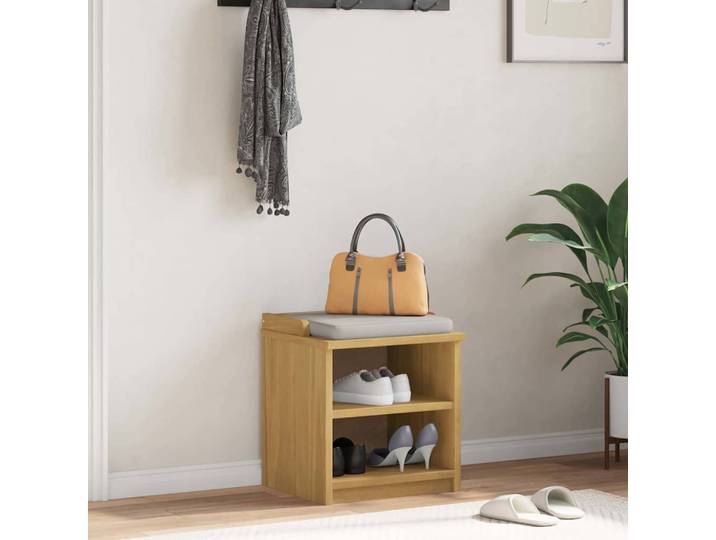 vidaXL Flurbank SANDNES 45x40x50 cm Massivholz Kiefer