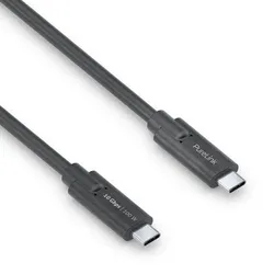 PureLink USB-C auf USB-C Kabel - 3.1 Gen 2, 5A, 10G, DP Alt Mode - iSerie - schwarz - 1,00m