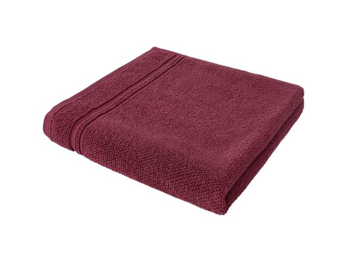 Duschtuch Caprice Solid Weinrot Baumwolle 70 x 140 cm - Duschtuch