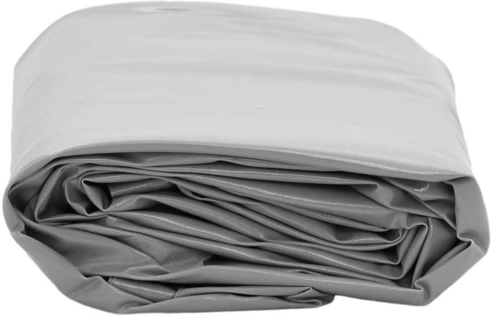 vidaXL Bâche gris 5x5 m 650 g/m²