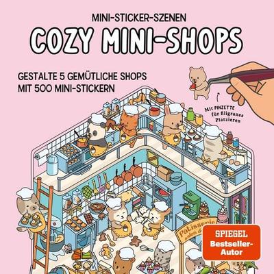 Mini-Sticker-Szenen - Cozy Mini-Shops I 3D-Sticker, Taschenbuch von , Naumann & Göbel, 978-3-625-19997-7