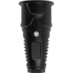 TAUR2 2520-SS - Vollgummi-Kupplung Taurus2, Typ F - CEE 7/3, schwarz