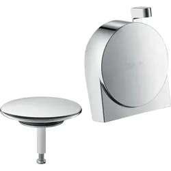 hansgrohe Exafill S Fertigset Wanneneinlauf, Ablauf- und Überlaufgarnitur, 58117000, Farbe: Chrom