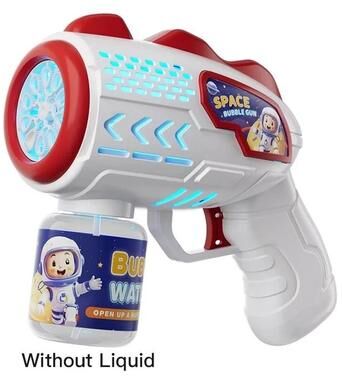 Inspired Living Unicorn Electric Bubble Gun Toy With Lights Automatic Bubble Blower For Kids Outdoor Fun 13