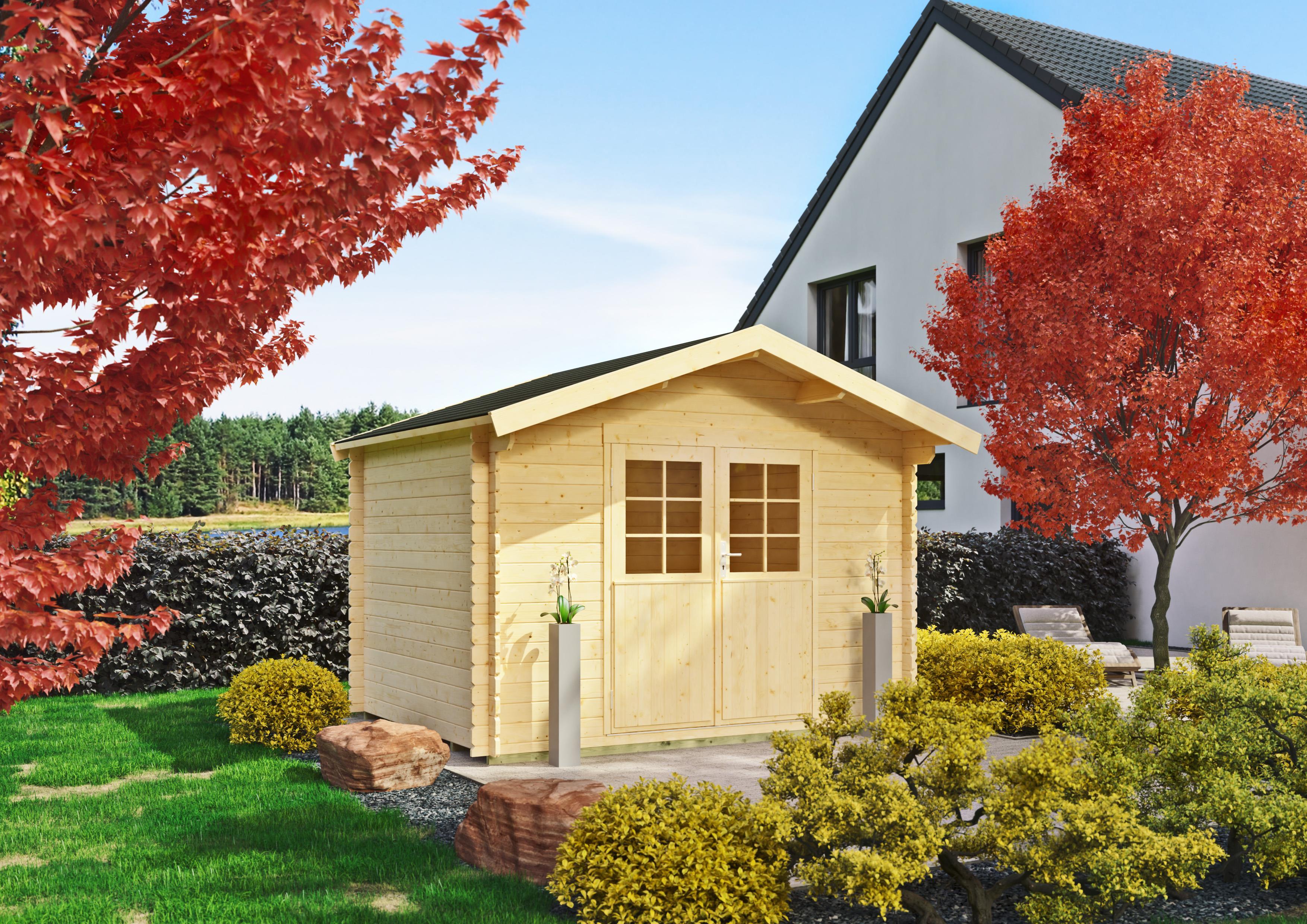 Gartenhaus Vernon I 3,00x2,30 m - inklusive langlebigem EPDM-Dach