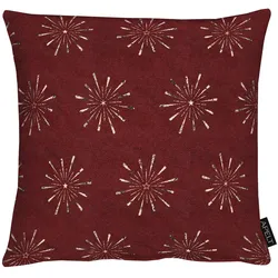 Apelt Dekokissenhülle Sterne 6302 40x40 cm | rot - rot