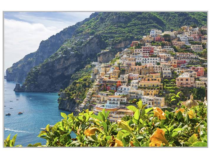 Bild mit Rahmen Positano, Amalfiküste image LAND