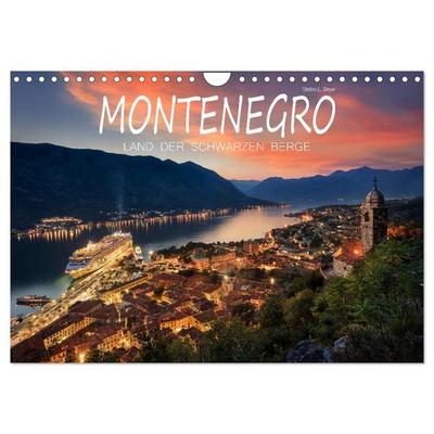 Montenegro - Land der schwarzen Berge (Wandkalender 2026 DIN A4 quer), CALVENDO Monatskalender