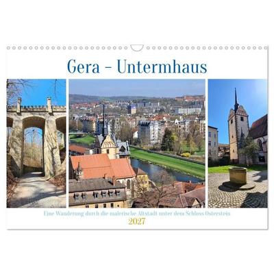 Gera - Untermhaus (Wandkalender 2027 DIN A3 quer), CALVENDO Monatskalender
