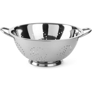 Hendi Seiher Kitchen Line, mit 2 Griffen, aus Edelstahl, spülmaschinengeeignet, Ø 34 cm