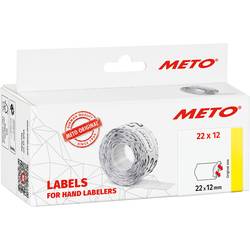 METO Preis-Etiketten 9506155 Permanent haftend Etiketten-Breite: 22 mm Etiketten-Höhe: 12 mm Weiß 1 St.
