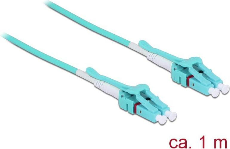 Delock 85127 Kabel LWL LC naar LC Multimode OM3 Uniboot 1m