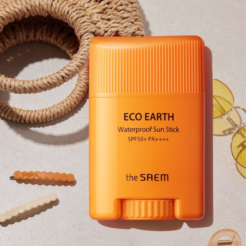 The Saem Eco Earth Waterproof Sun Stick SPF50+ 17g Expiration Date: 2027-02-04