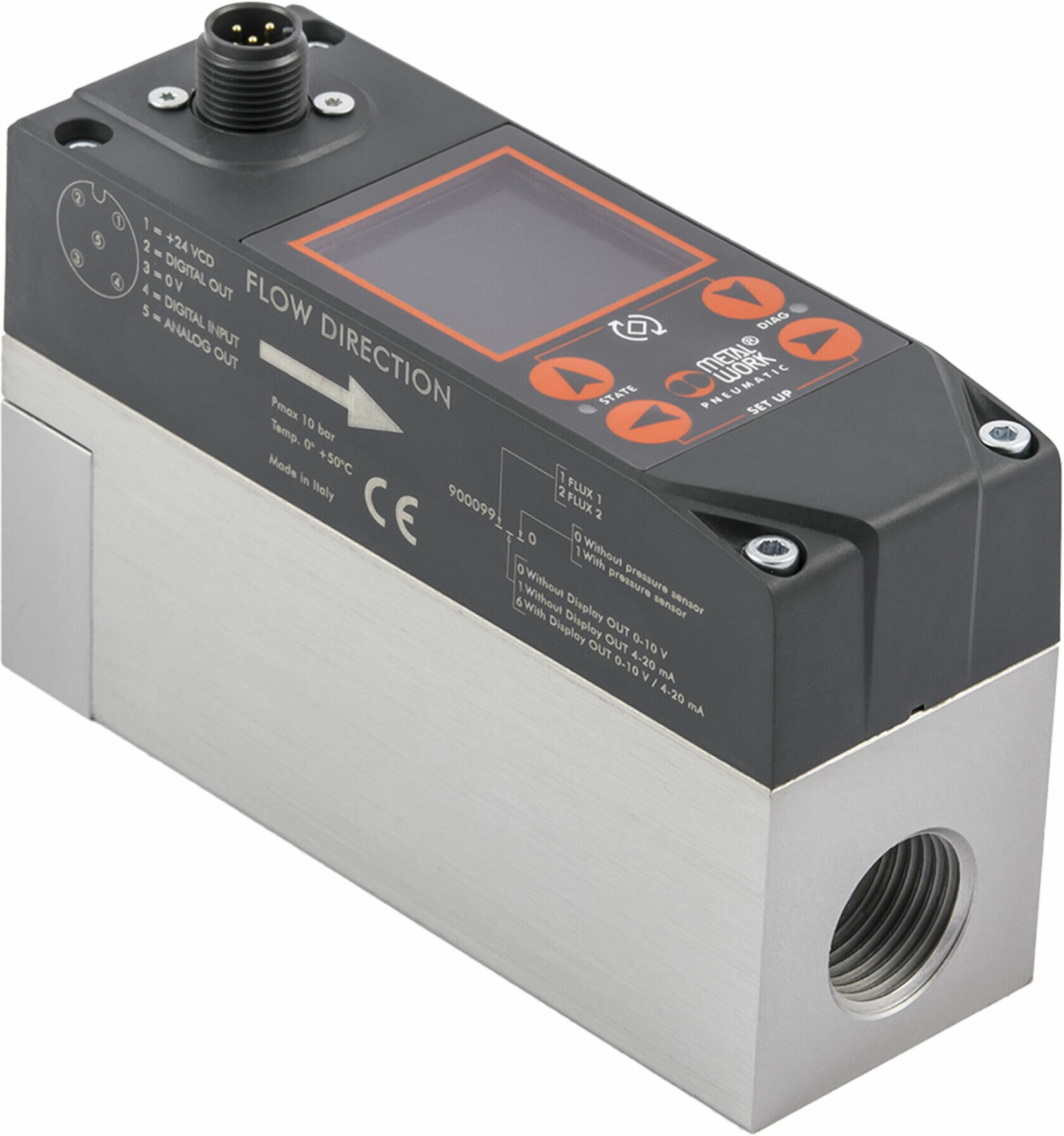 Riegler Durchflussmesser »FLUX«, BG 1, Display/Drucksensor (9000991510)