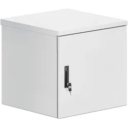 Intellinet Industrieller IP55 19" Wandverteiler mit integrierten Lüftern, 12 HE (12 HE, 19 Zoll Rack), Serverschrank, Grau